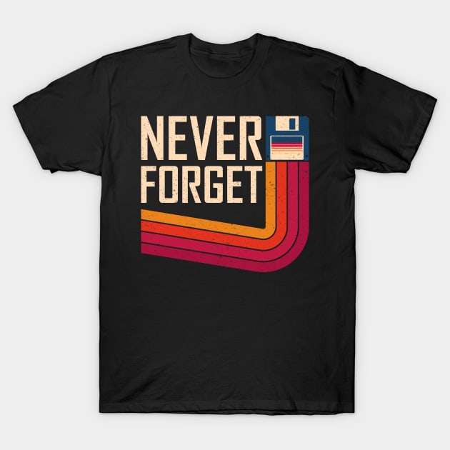 Floppy Disk Nostalgia For All V2 T-Shirt by Sachpica